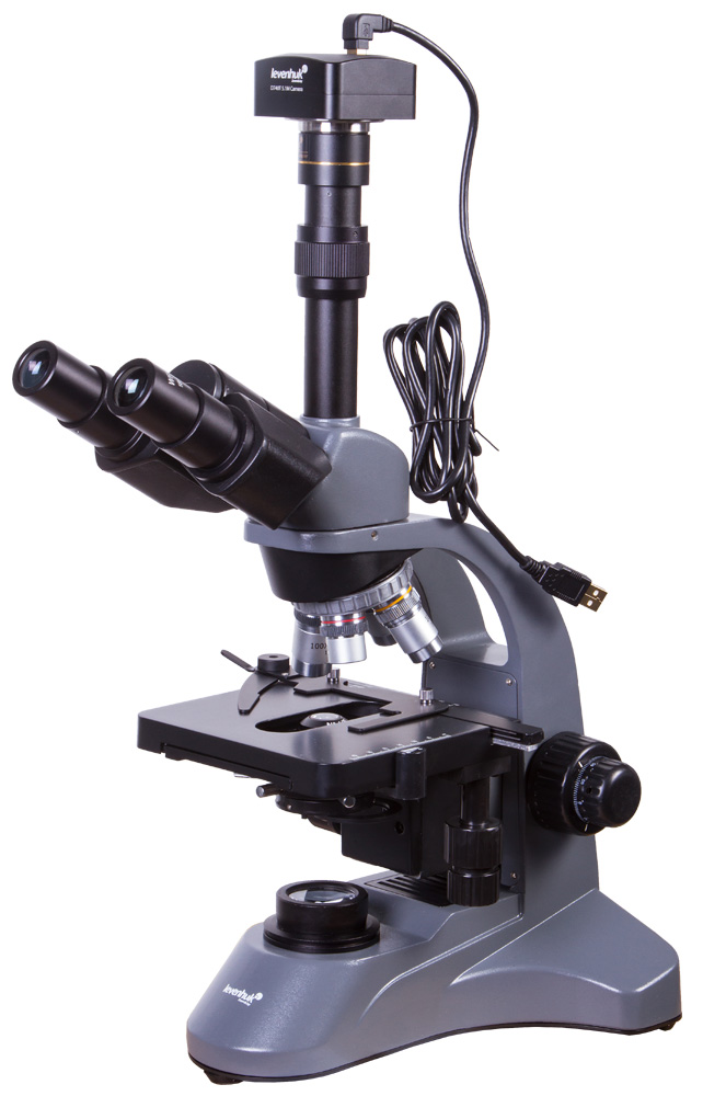 Levenhuk Microscópio Biológico Triocular D740T 5.1M