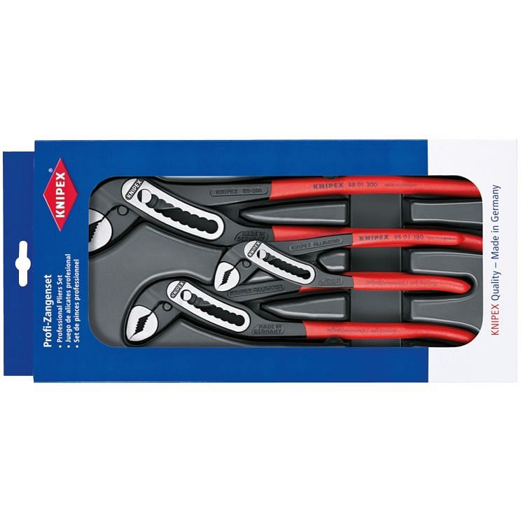 KNIPEX ALLIGATOR 00 20 09 V03 SET OF PLIERS FOR TUBES AND NUTS