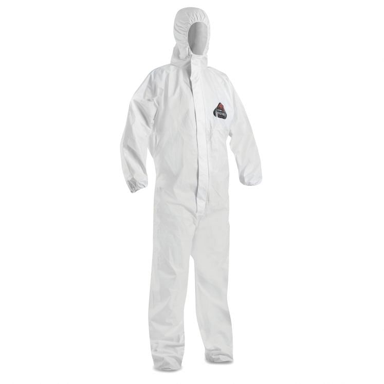 ONE PIECE DISPOSAL OVERALLS WITH DISPOSAL HOOD
