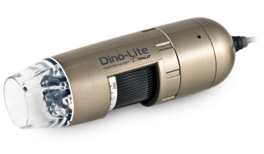 DINO-LITE AM3713TB DIGITAL MICROSCOPE USB640X480, 20-70X & 200X, HIGH SPEED STROBOSCOPE 60 FPS