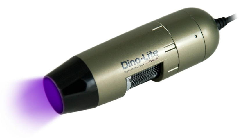 DINO-LITE AM4113T-FV2W DIGITAL MICROSCOPE USB1.3MP, 20-70X & 200X, SWITCHABLE UV 375NM+WHITE