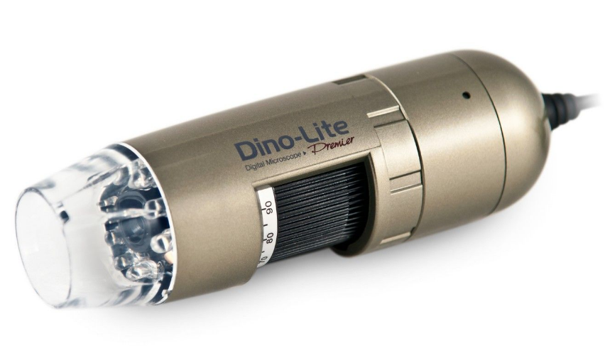 DINO-LITE AM4113TL-FVW DIGITAL MICROSCOPE USB1.3MP, 20-70X & 200X, SWITCHABLE UV 400NM+WHITE, LWD