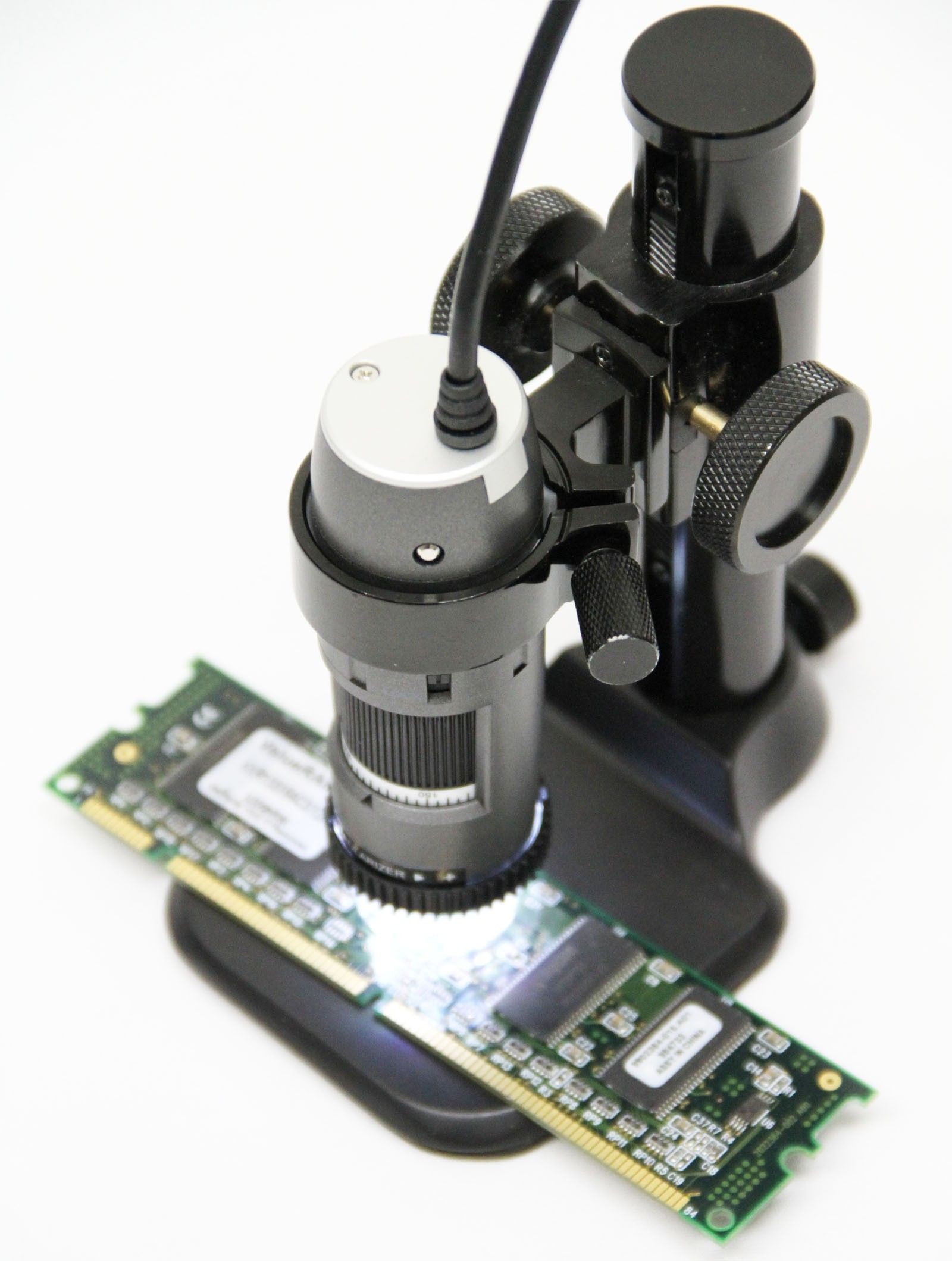 DINO-LITE AM4115ZTW EDGE DIGITAL MICROSCOPE USB1.3MP, 10~55X, 2 WORKING DISTANCES, POLARIZER