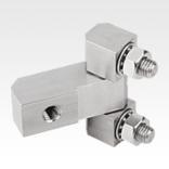 SQUARE HINGE WITH FASTENING NUT