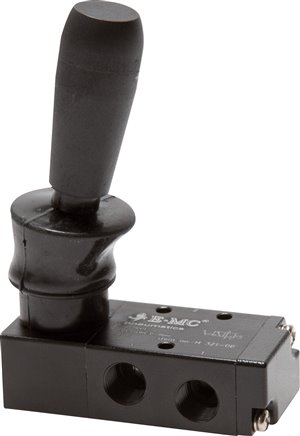 Válvulas de alavanca manual de 3 vias, modelo série VH