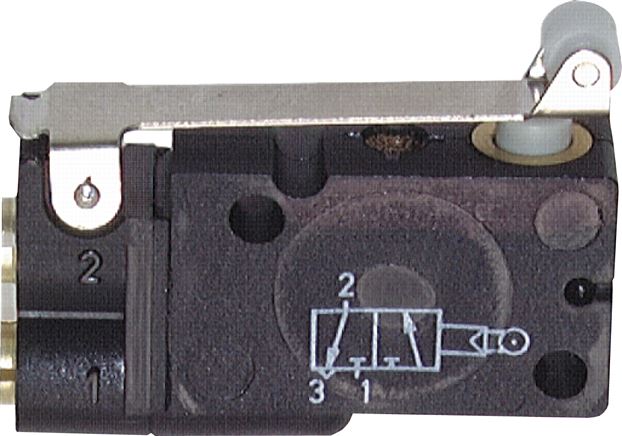 Válvulas mini-roller de 3 vias, Standard