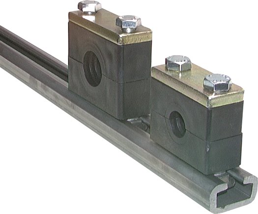 Trilhos de suporte tipo C para séries de modelos pesados, DIN 3015 T2