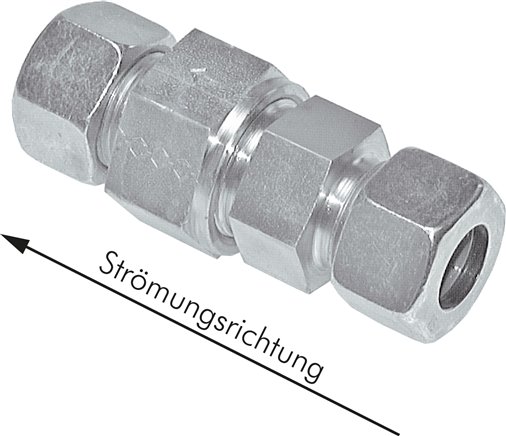 Válvulas de retenção com conexão de anel de corte, até 400 bar