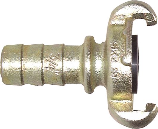 Acoplamentos do compressor com conexão do parafuso da mangueira e colar de segurança (semelhante ao DIN 3489), 42 mm