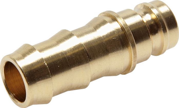 Bujões de acoplamento com bicos Push-Lok sem válvula, DN 6 (espigão de 9 mm)