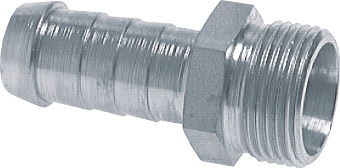 cone de 24º do bico da mangueira de rosca macho (acessórios do anel de corte), ISO 8434-1