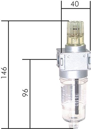Micro lubrificadores de névoa - modelo Multifix série 0, 1000 l-min