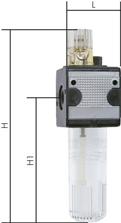 Micro lubrificadores de névoa - modelo Multifix série 1 e 2, até 4700 l-min