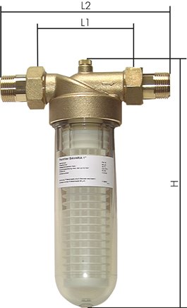 Microfiltros para água potável, PN 16
