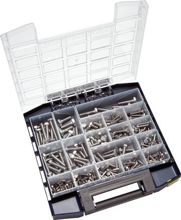 Multibox - parafusos sextavados de aço inoxidável, DIN 933