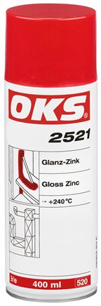 OKS 2521 - spray de zinco brilhante
