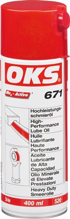 OKS 670-671 - óleo lubrificante de alto desempenho com lubrificantes sólidos brancos