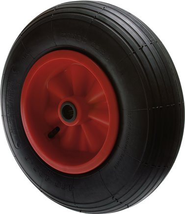 Rodas pneumáticas e rodas PU com rolamentos de rolos ou rolamentos de esferas, 60 - 300 kg