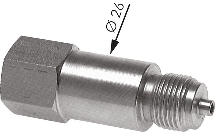 Extensores de manômetro com pinos e eixo para teste de suporte de montagem DIN 16281