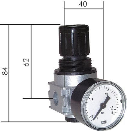 Reguladores de pressão - Multifix modelo série 0, 1450 l-min