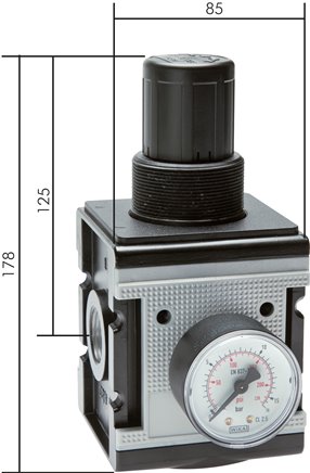 Reguladores de pressão - Multifix modelo série 4, 12000 l-min