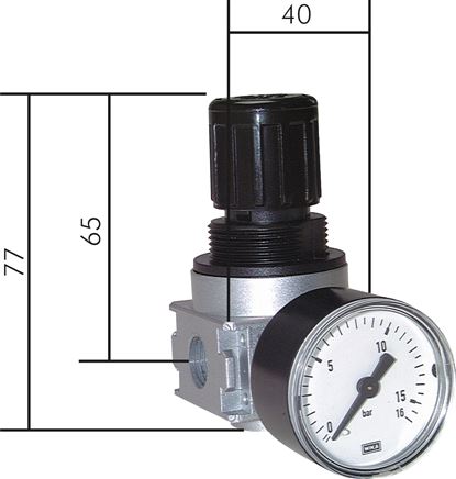Reguladores de pressão, dependentes de pré-pressão - modelo Multifix série 0, 600 l-min