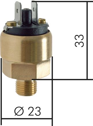 Interruptores de pressão - design pequeno, até 10 bar