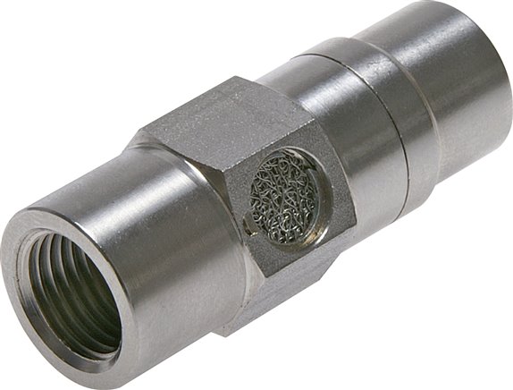 Válvulas de ventilação rápida feitas de aço inoxidável (incluindo silenciador), compactas