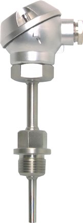 Termómetro do resistor com cabeça de ligação pequena, DIN EN 60751