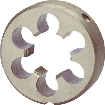 Matriz redonda, polegadas, DIN EN 24231 (antigo DIN 5158)