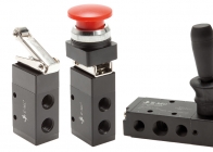 Interruptor de limite, válvulas ativadas por botão e válvulas de alavanca manual - Eco-Line
